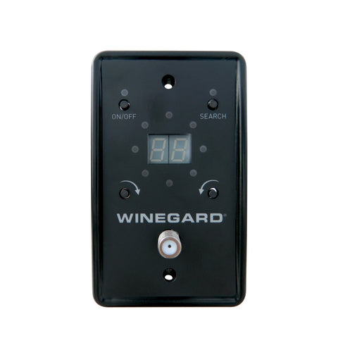 Black Winegard RZ-8500 Control Wall Plate - Front Detail | United RV Parts