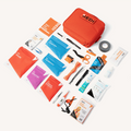 Red Emergency Kit Contents - Flat Lay | United RV Parts