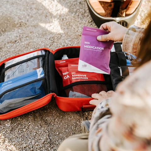 Redi Roadie First Aid Kit - In Use Outdoors | United RV Parts
