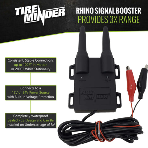 TireMinder Rhino Signal Booster Specifications - 3X Range Extension for RV TPMS | United RV Parts