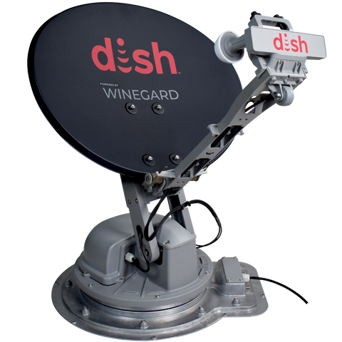 Winegard Trav'ler Pro DISH Smart Multi-Satellite RV Antenna SK2DISH - Front View | United RV Parts