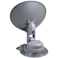 Gray Winegard Trav'ler Pro DirecTV Satellite Antenna SK2SWM3 - Rear Back View | United RV Parts