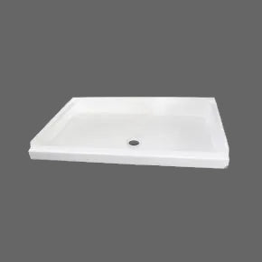 Specialty Recreation | Shower Pan Center Drain | SP2438WC | White | 24" x 38"
