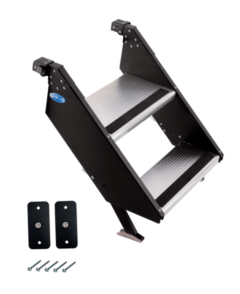 MORryde STP54-011H Entry Steps with Mounting Hardware - Complete Kit | United RV Parts