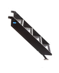 Black MORryde Quick Connect RV Steps - Side Profile with Aluminum Treads | United RV Parts