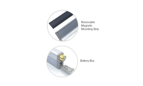 MORryde Step Light Magnetic Mount & Battery Box - Feature Detail | United RV Parts