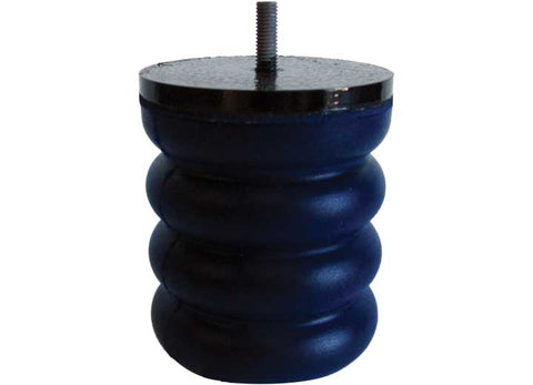 Blue SumoSprings SSF-106-40 Front Suspension Spring - Front View Showing Ribbed Body | United RV Parts