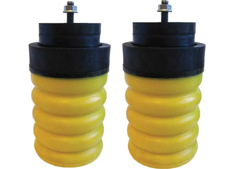 Yellow SumoSprings SSR-127-54 Rear Suspension Pair - Side View | United RV Parts