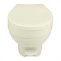 Parchment Thetford Aqua-Magic VI Low RV Toilet - Front View | United RV Parts