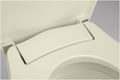 Parchment Thetford Aqua-Magic VI Toilet Hinge Detail - Close Up | United RV Parts