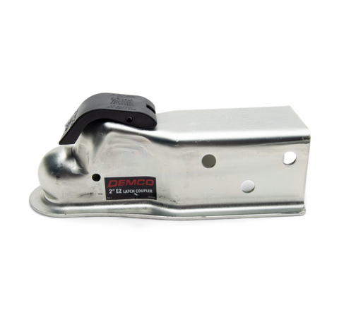 Zinc Demco eZ Latch Coupler 15945 - Side View with Handle Detail | United RV Parts