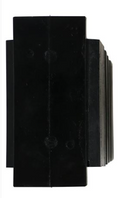 SumoSprings SSR-330-47 Black Rubber Suspension Insert - Rear Straight-On View | United RV Parts