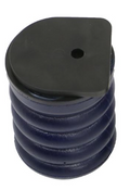 Blue SumoSprings SSR-209-40 Helper Spring - Top-Down Mounting Plate Detail View | United RV Parts