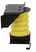 SumoSprings SSR-187-54-1 Yellow Spring with Black Mounting Bracket - Side View Installation | United RV Parts