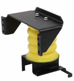 SumoSprings SSR-187-54-1 Yellow Spring in Black Mounting Assembly - Perspective Detail | United RV Parts