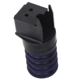 SumoSprings SSR-117-40 Rear Suspension Helper Spring Black Clip Detail - Angled View | United RV Parts