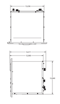 Suburban ST-42 Tankless Water Heater - Technical Dimensions Diagram | United RV Parts