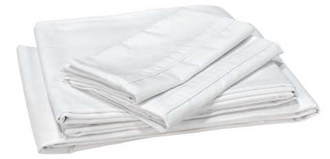 White Microfiber Thomas Payne Sheet Set - Folded Stack View | United RV Parts