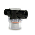 SHURflo 255-313 Twist-On Water Strainer with Clear Filter Housing - Side View | United RV Parts