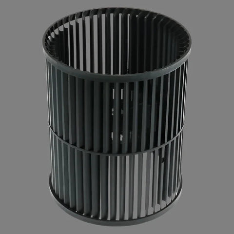 Black Plastic Suburban Furnace Blower Wheel 521233 - 3/4 Angle View | United RV Parts