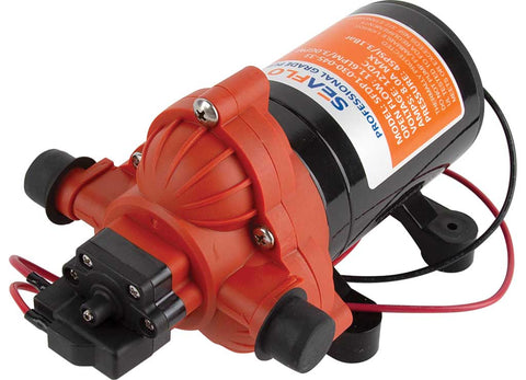 Red Plastic Pump Unit Suburban 521163 Descaling Kit - Side View | United RV Parts