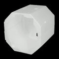 White Foam Suburban SW10D Water Heater Insulation Jacket 520869 - 3/4 Rear Angle | United RV Parts