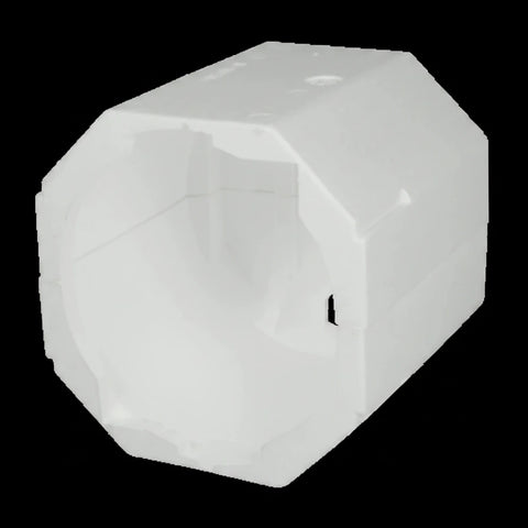 White Foam Suburban SW10D Water Heater Insulation Jacket 520869 - 3/4 Rear Angle | United RV Parts