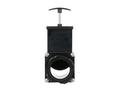 Black Valterra T58 RV Sewer Valve - 360 Degree Rotation View | United RV Parts