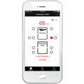 White iPhone Displaying TireMinder TPMS App - Pressure Status Screen | United RV Parts