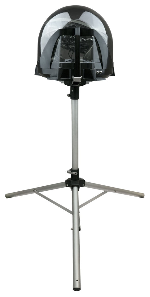 KING TR1000 Satellite Tripod Mount with Clear Antenna Dome - Back View | United RV Parts
