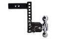 B&W TS10040B Drop Hitch with Dual Balls and Pins - Front Angle | United RV Parts