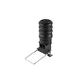 SumoSprings TSS-106-47 Black Rubber Spring-Under Axle Helper Spring with Steel Bracket - Upright View | United RV Parts