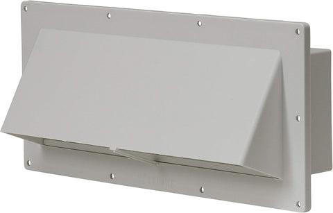 Polar White Plastic RV Range Vent V2111-13 Locking Damper - Side View | United RV Parts