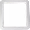 White Ventline Ceiling Garnish VA0445-35 Interior Trim Ring - Flat Lay | United RV Parts