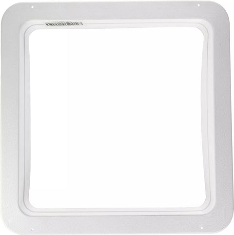 White Ventline Ceiling Garnish VA0445-35 Interior Trim Ring - Flat Lay | United RV Parts