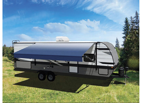 Velarium | Universal Cut-to-Fit Awning Fabric | VAF022004 | Slate Blue Fade | 22'