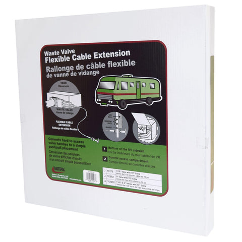 Valterra Waste Valve Flexible Cable Extension - Product Packaging Front | United RV Parts