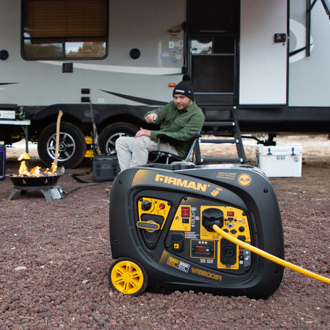 FIRMAN W03083 3000W Generator RV Campsite Setup With Remote Start | United RV Parts