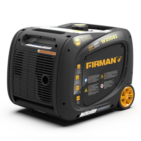 FIRMAN W03083 3000W Generator - Back Panel Safety Information | United RV Parts