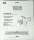 JCJ Enterprises W-200 RV Water Heater Screen - Back of Package Installation Instructions | United RV Parts