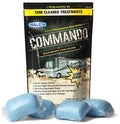 Walex Commando Black Holding Tank Cleaner 4-Pack Drop-In Pouches - Front View | United RV Parts
