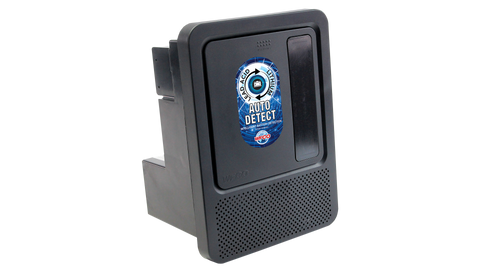 Black WFCO WF-8540-AD-S 30 Amp Converter Charger - Front View Auto Detect | United RV Parts