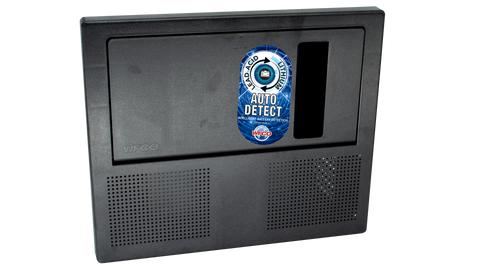Black WFCO WF-8945-AD Power Center - Closed Front View | United RV Parts