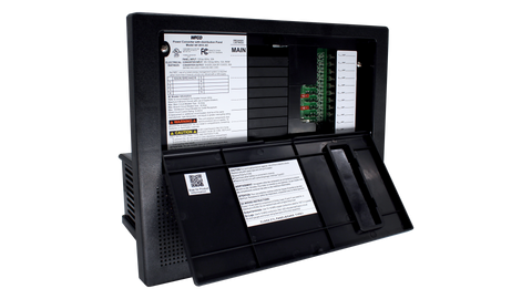 Black WFCO RV Power Converter - Open Door Interior View | United RV Parts