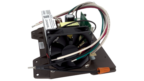 WFCO WF-8935 Main Board Assembly - Front View with Cooling Fan | United RV Parts