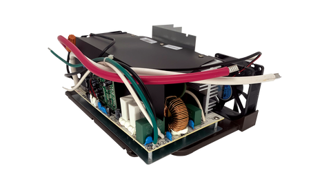 WFCO WF-8975-MBA 75 Amp Power Converter - Bottom View Circuit Board and Components | United RV Parts