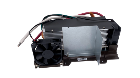 WFCO WF-8975-MBA 75 Amp Power Converter - Heat Sink and Cooling Fan Detail | United RV Parts