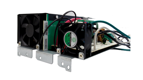WFCO WF-9560-AD-MBA Power Converter with Cooling Fans - Side Profile | United RV Parts