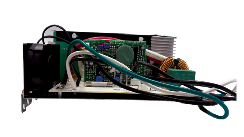 WFCO WF-9560-AD-MBA Power Converter - Side View with Wiring | United RV Parts