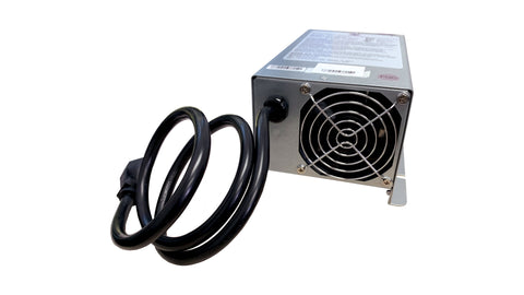 WFCO WF-9835-AD RV Battery Charger with Black Power Cable - Side Profile | United RV Parts